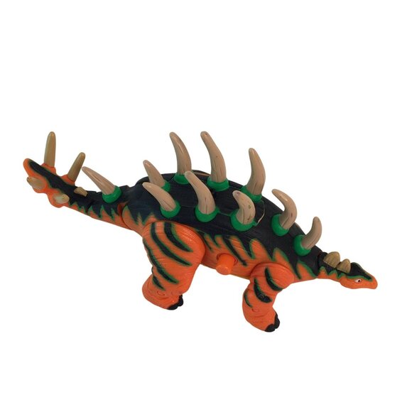 Fisher Price Imaginext Jurassic World Ankylosaurus Kentrosaurus w/Ben & Darius - Picture 8 of 11